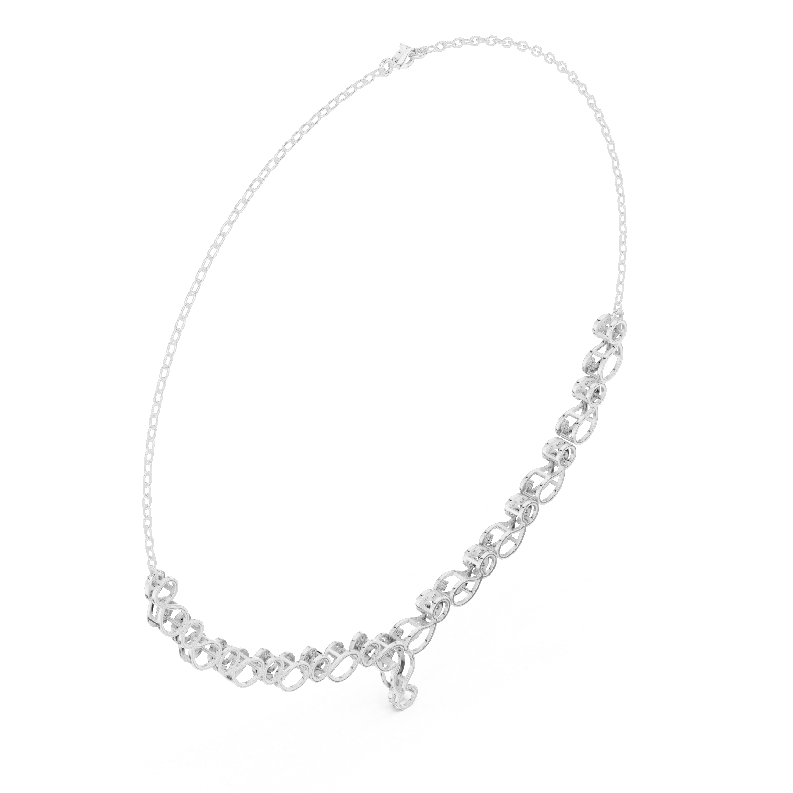 Floral Loop Necklace
