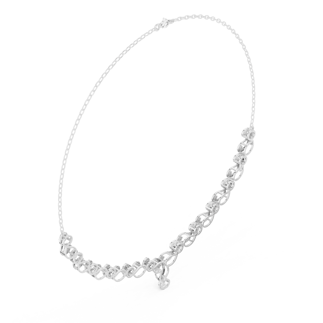 Floral Loop Necklace