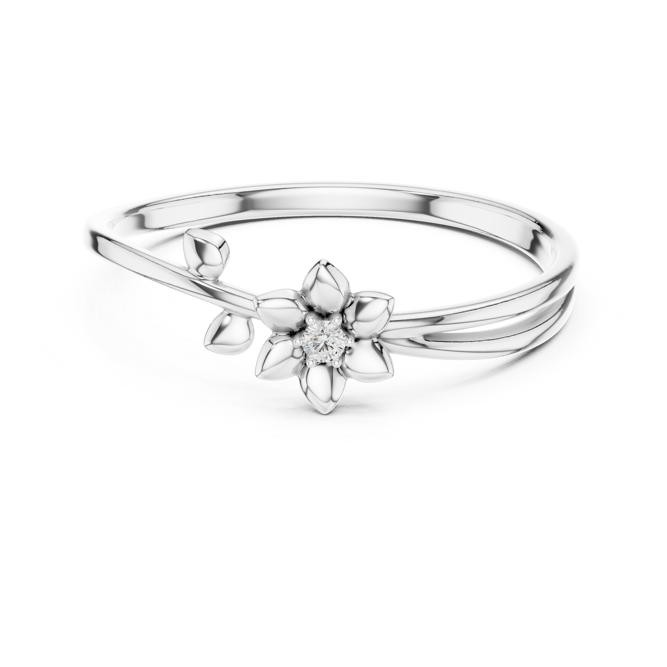 Floral Spark Ring