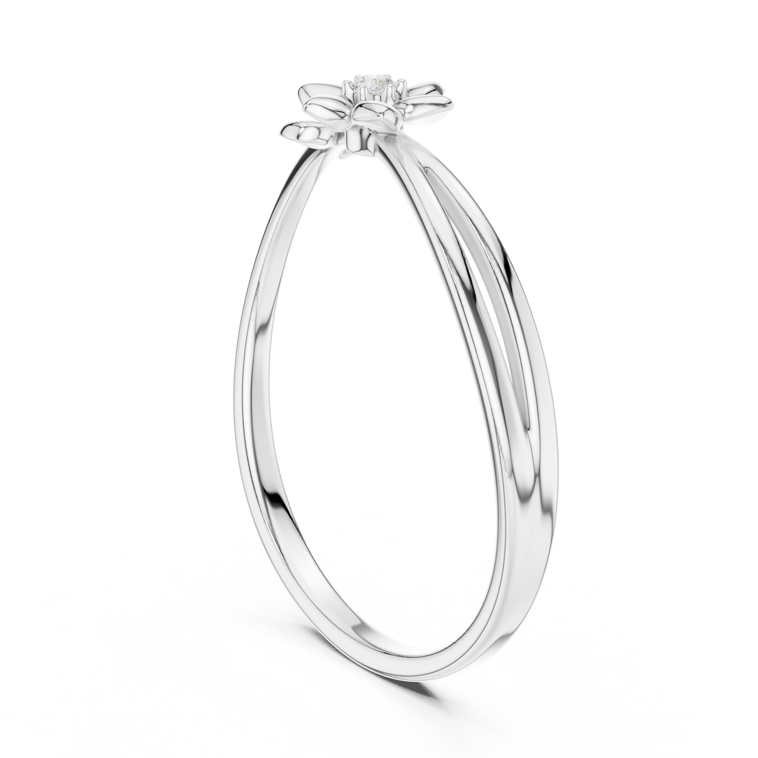 Floral Spark Ring