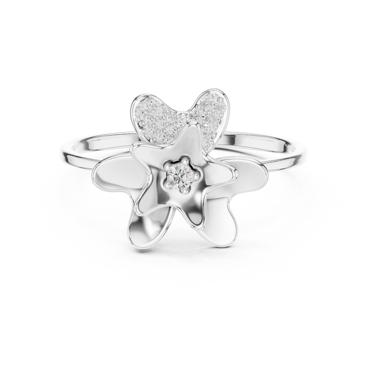Flutter Bloom Diamond Ring