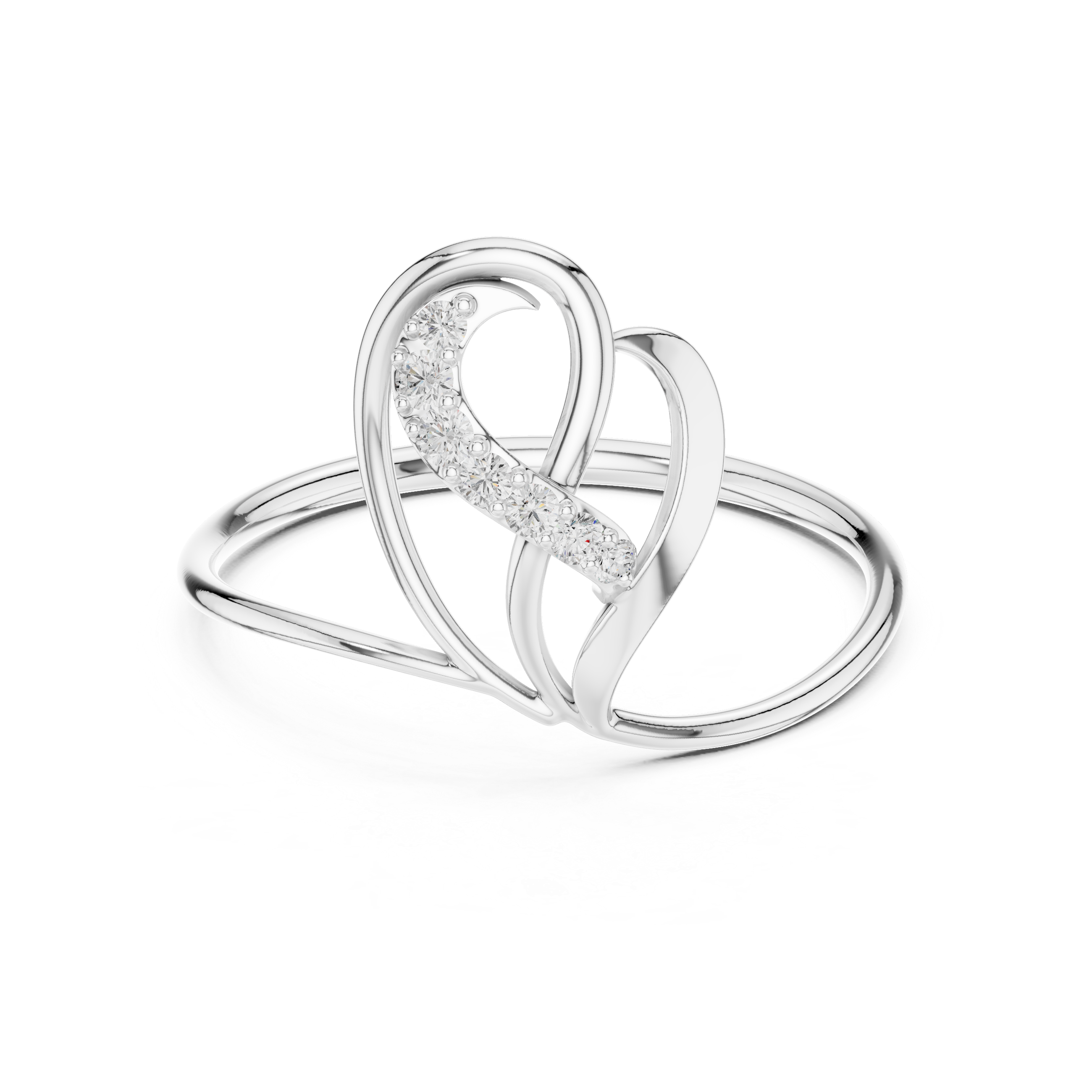 Leaf Heart Ring