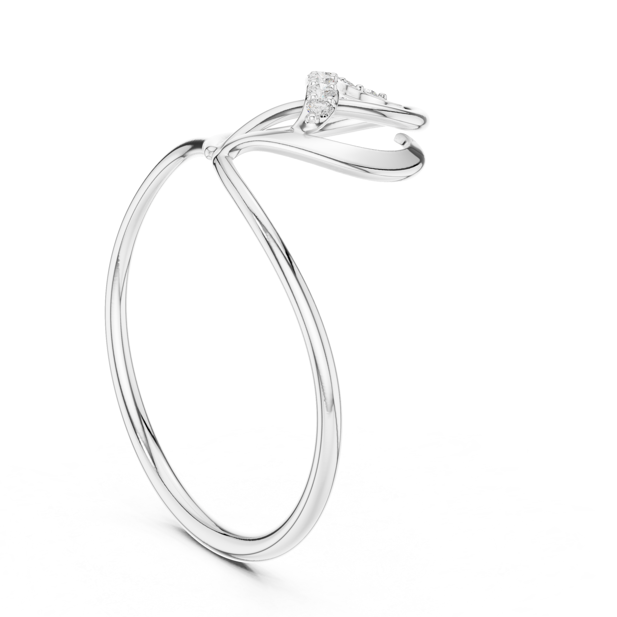 Leaf Heart Ring