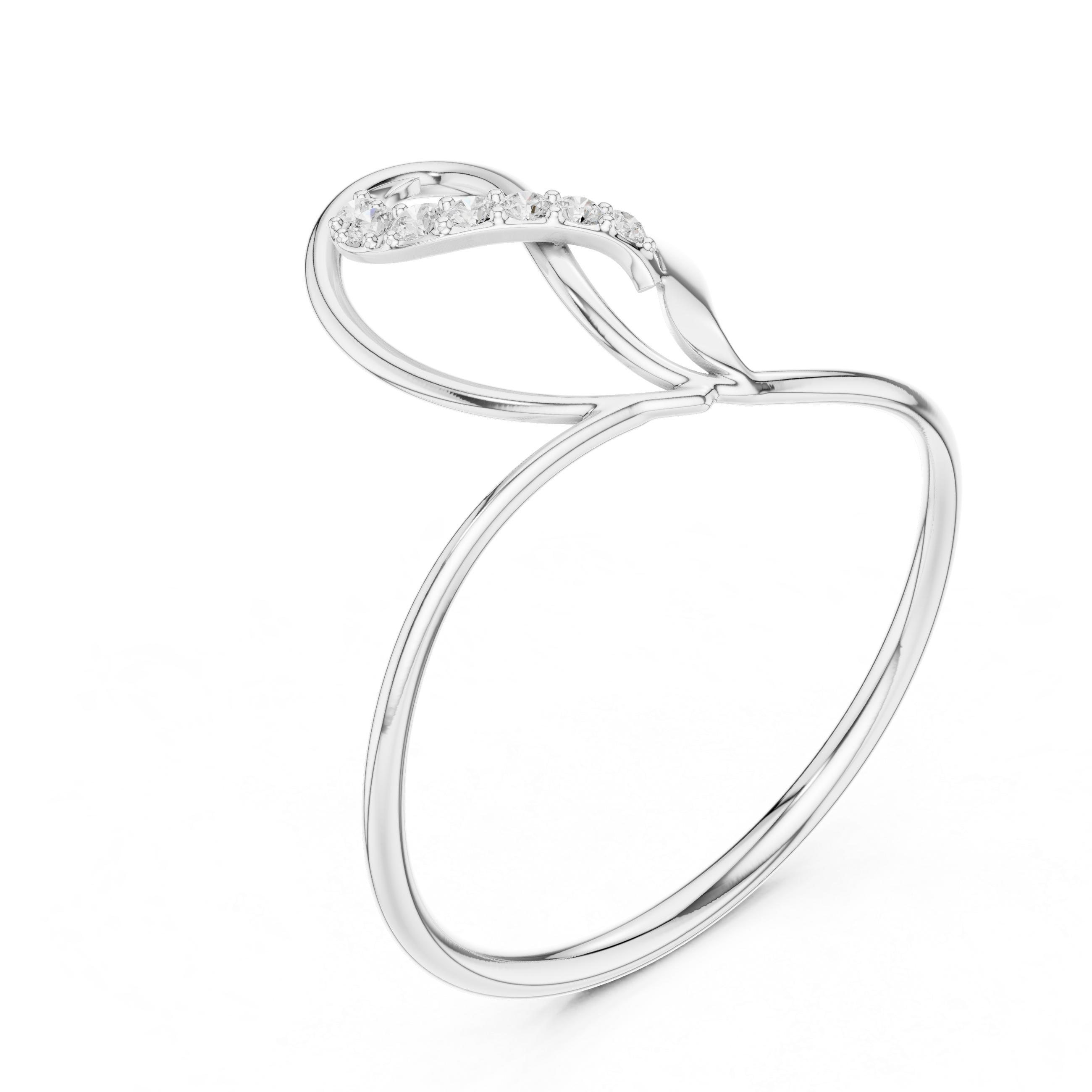 Leaf Heart Ring
