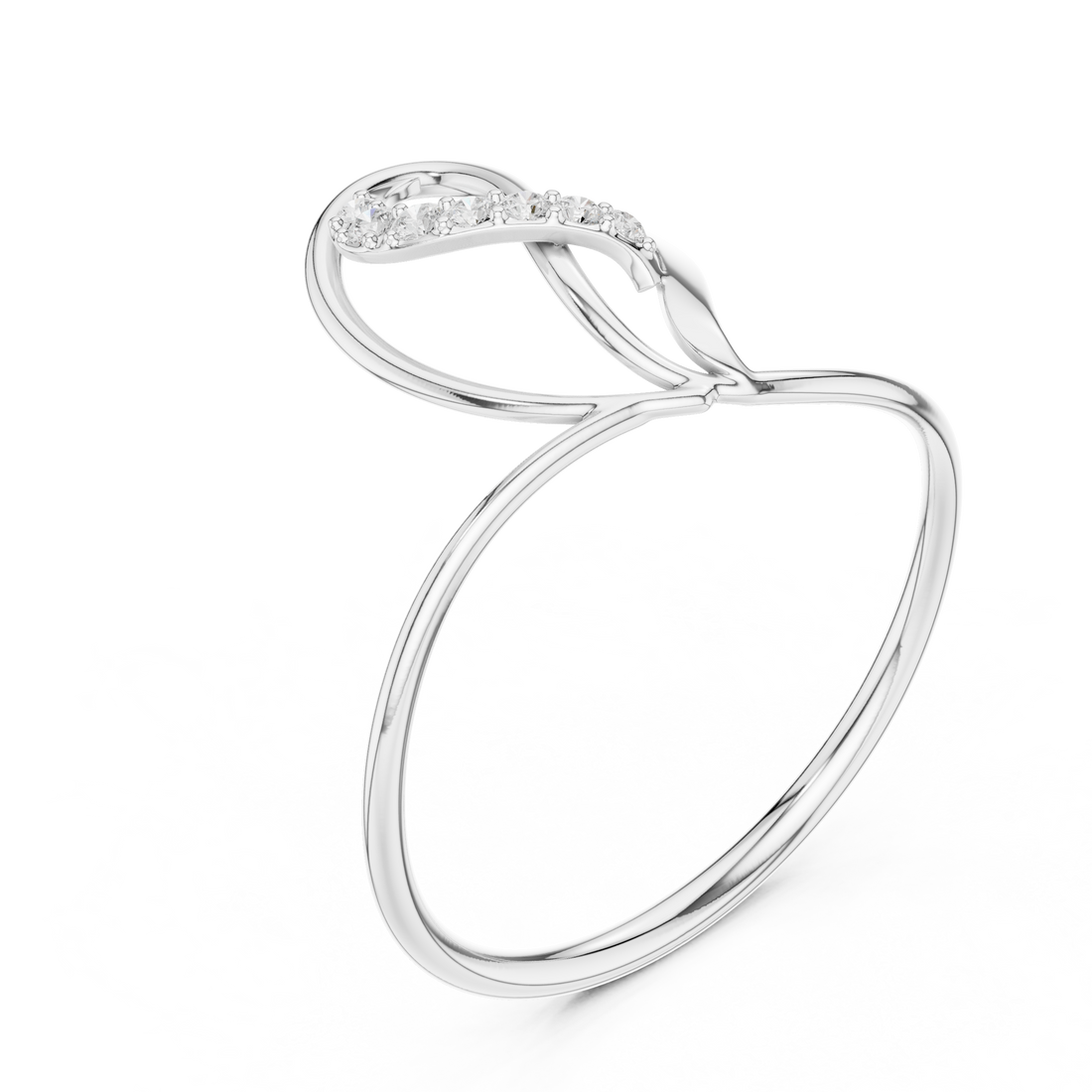 Leaf Heart Ring