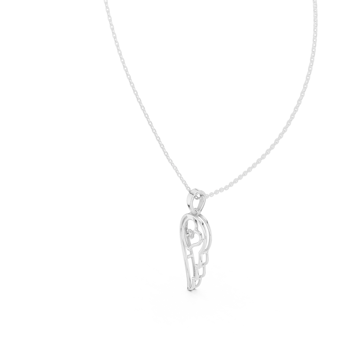 Heart Wing Pendant