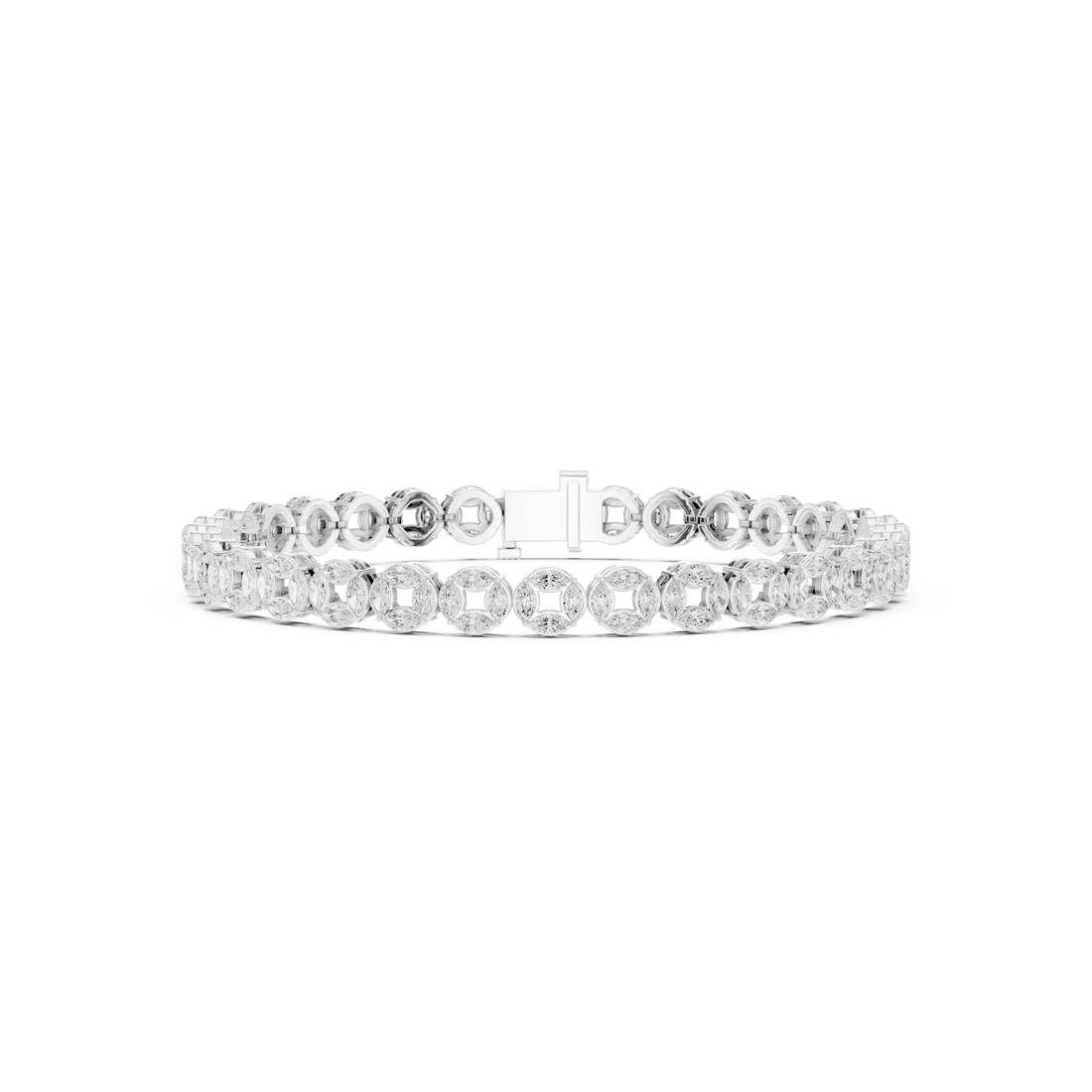 Marquise Halo Bracelet