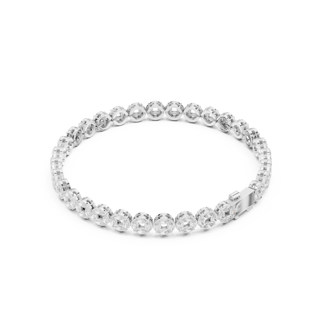 Marquise Halo Bracelet