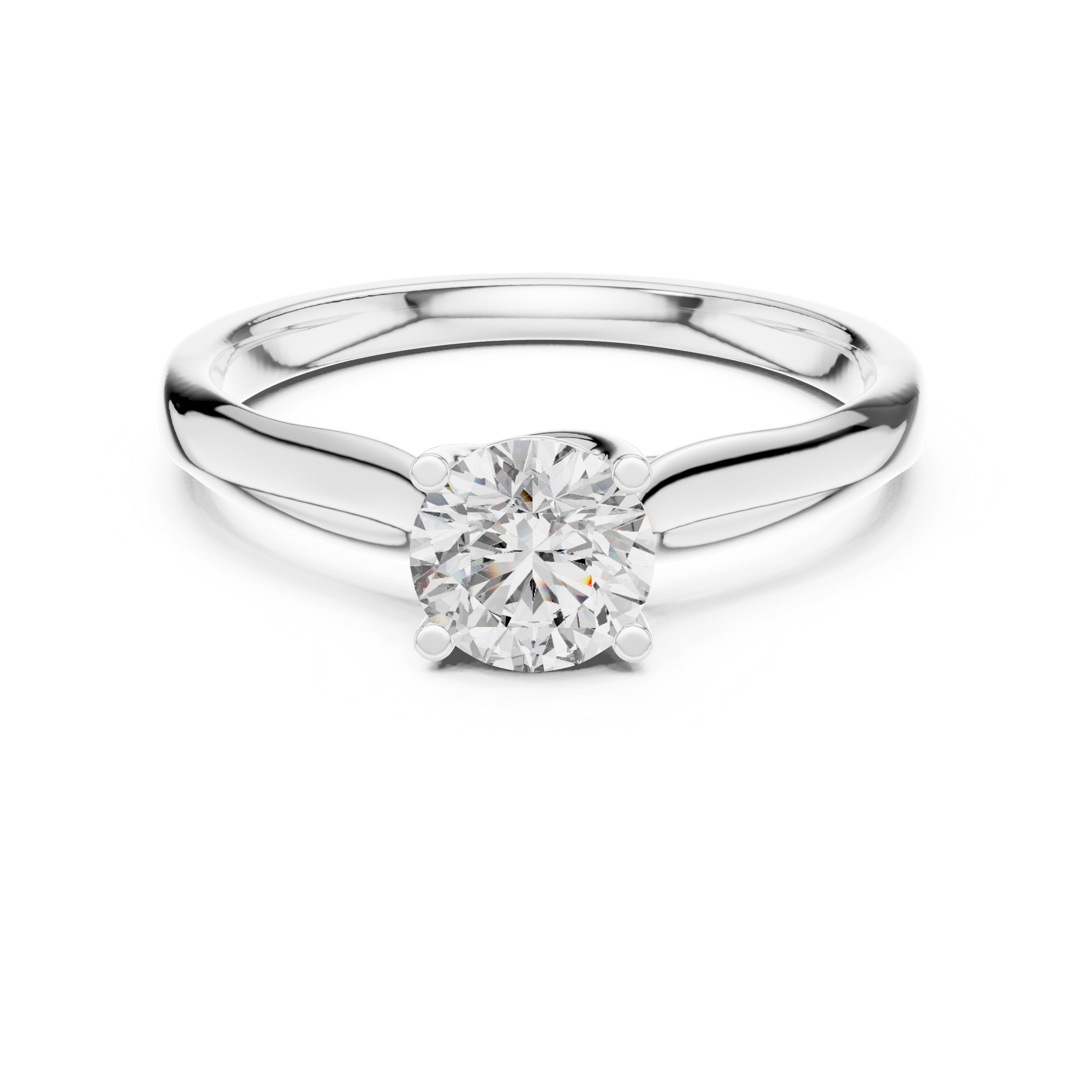 Modern Solitaire Ring
