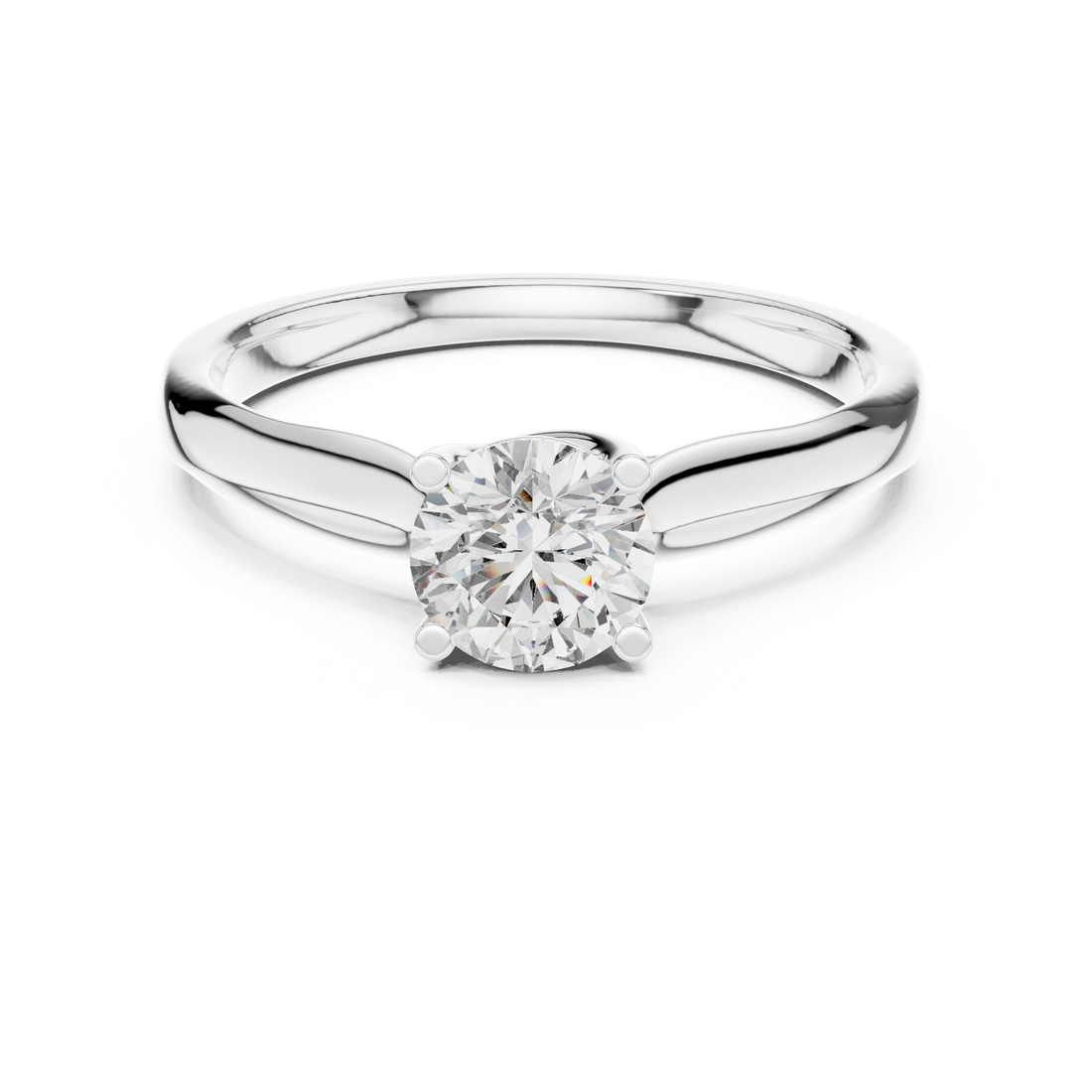Modern Solitaire Ring