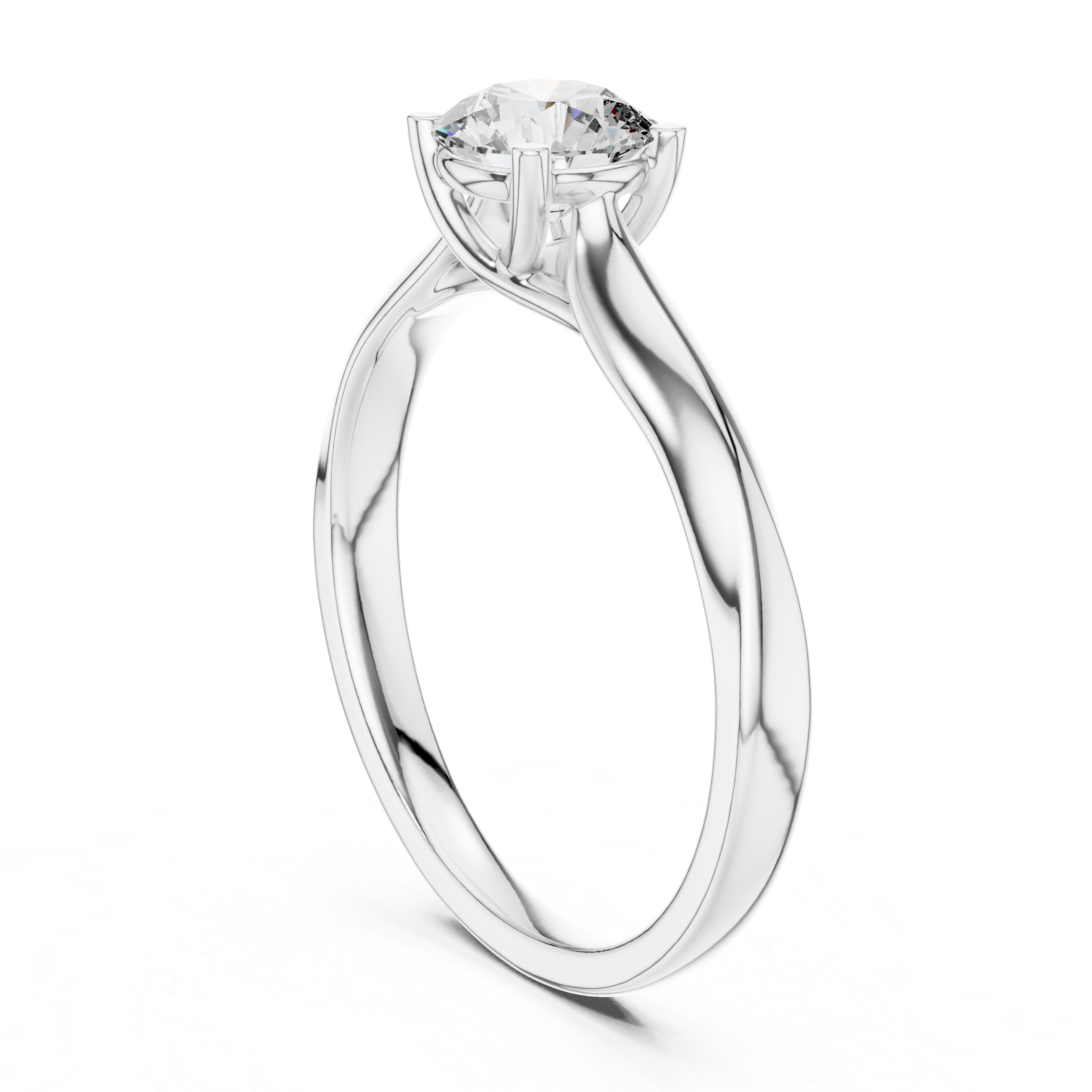 Modern Solitaire Ring