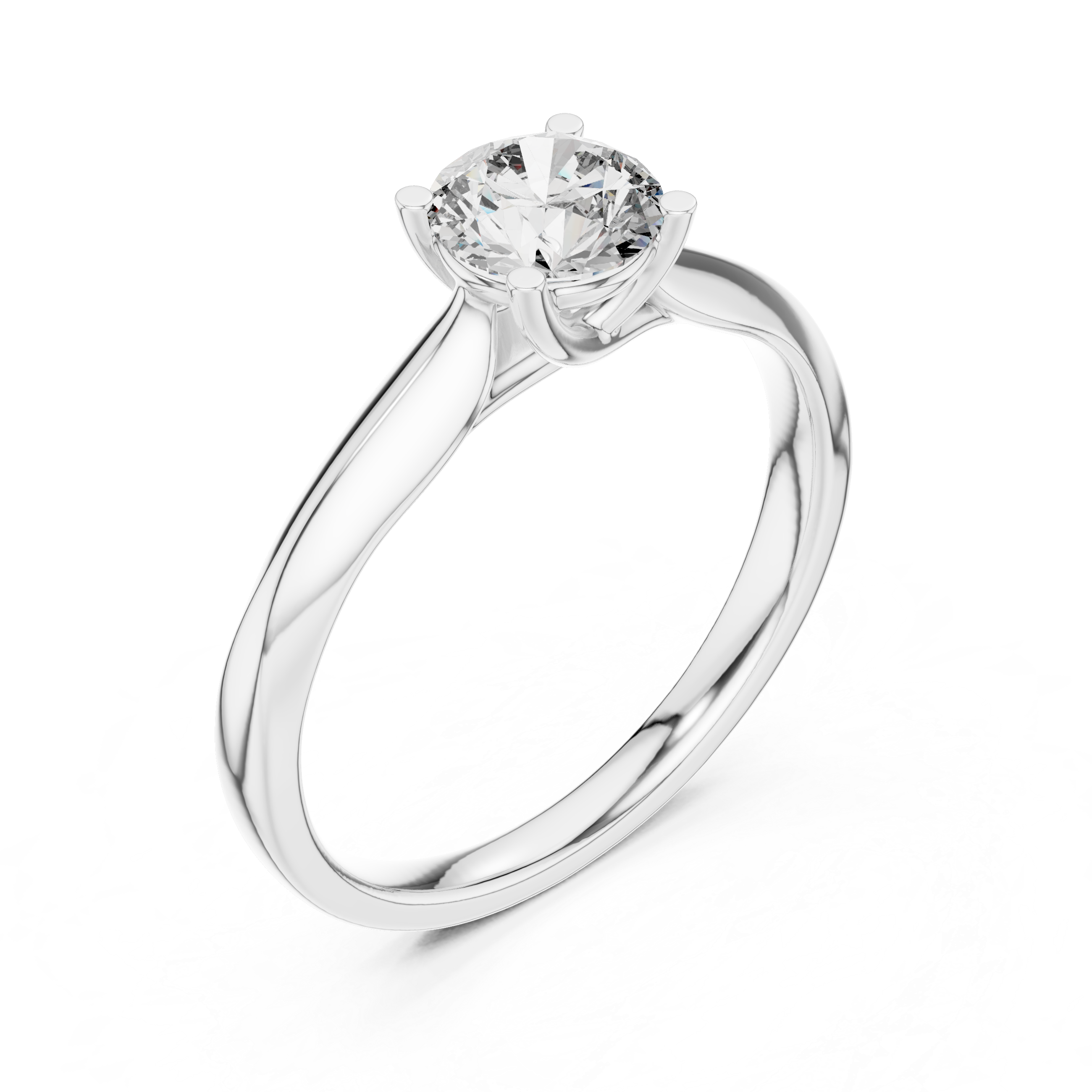 Modern Solitaire Ring