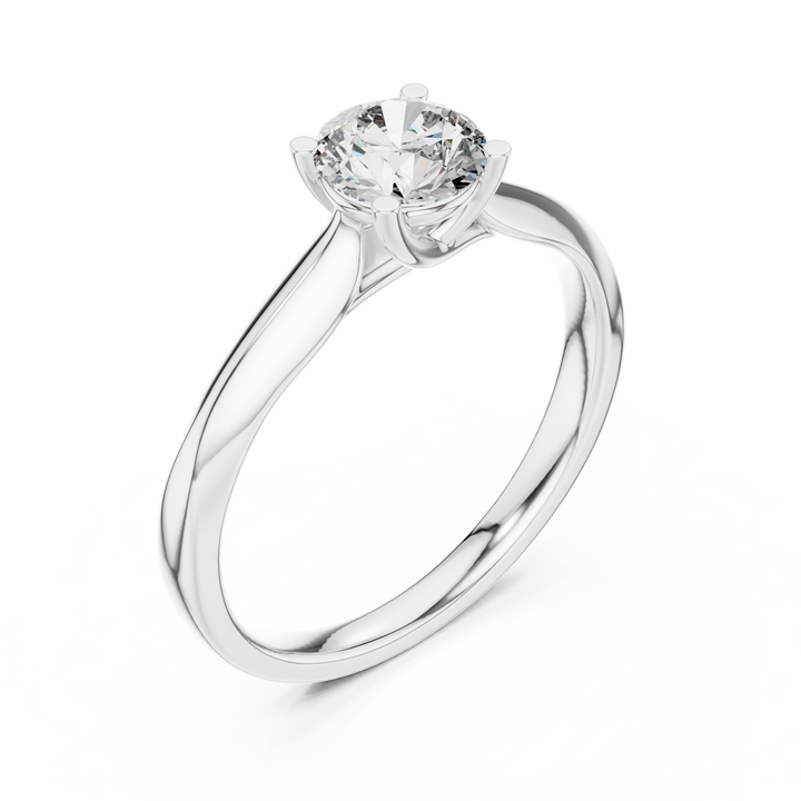 Modern Solitaire Ring