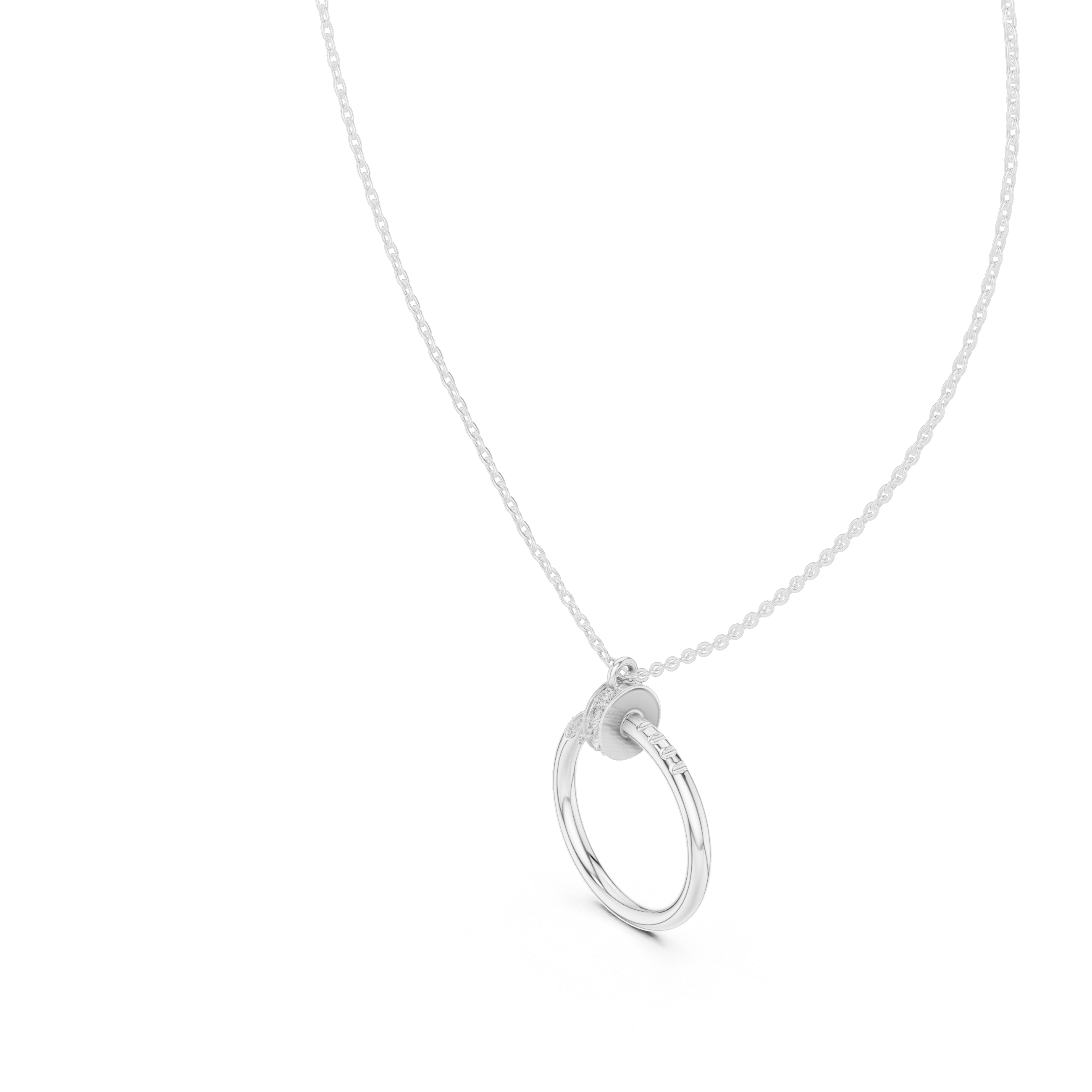Orbit Silver Pendant