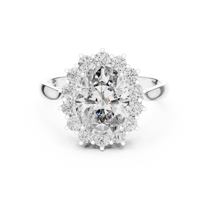 Oval Halo Ring
