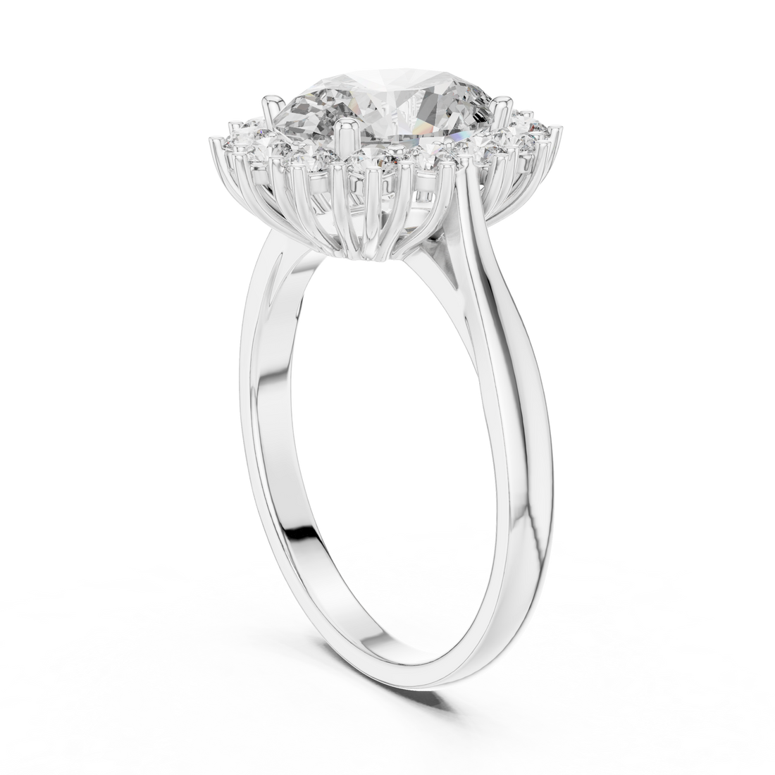Oval Halo Ring