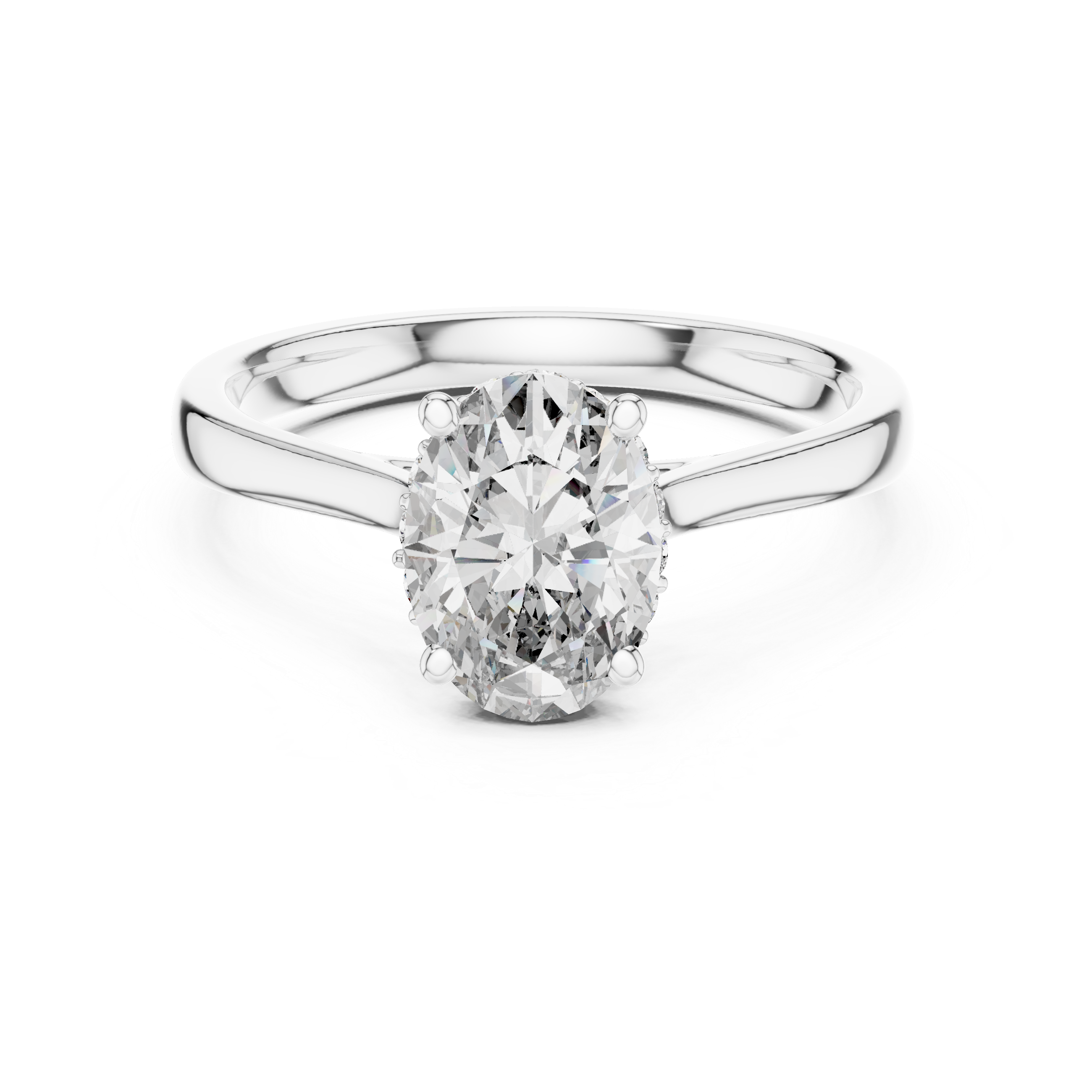 Oval Pave Ring
