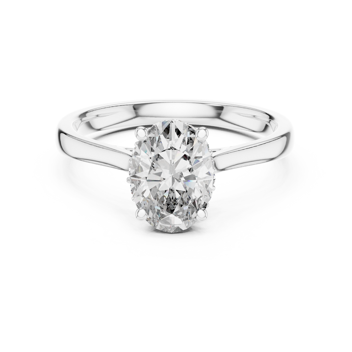 Oval Pave Ring