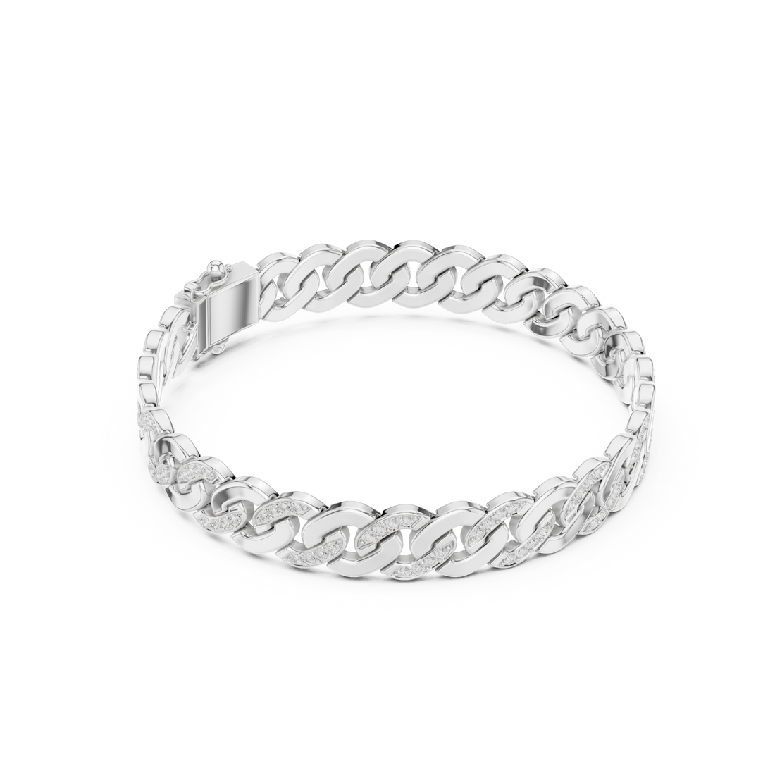 Pavé Cuban Bracelet