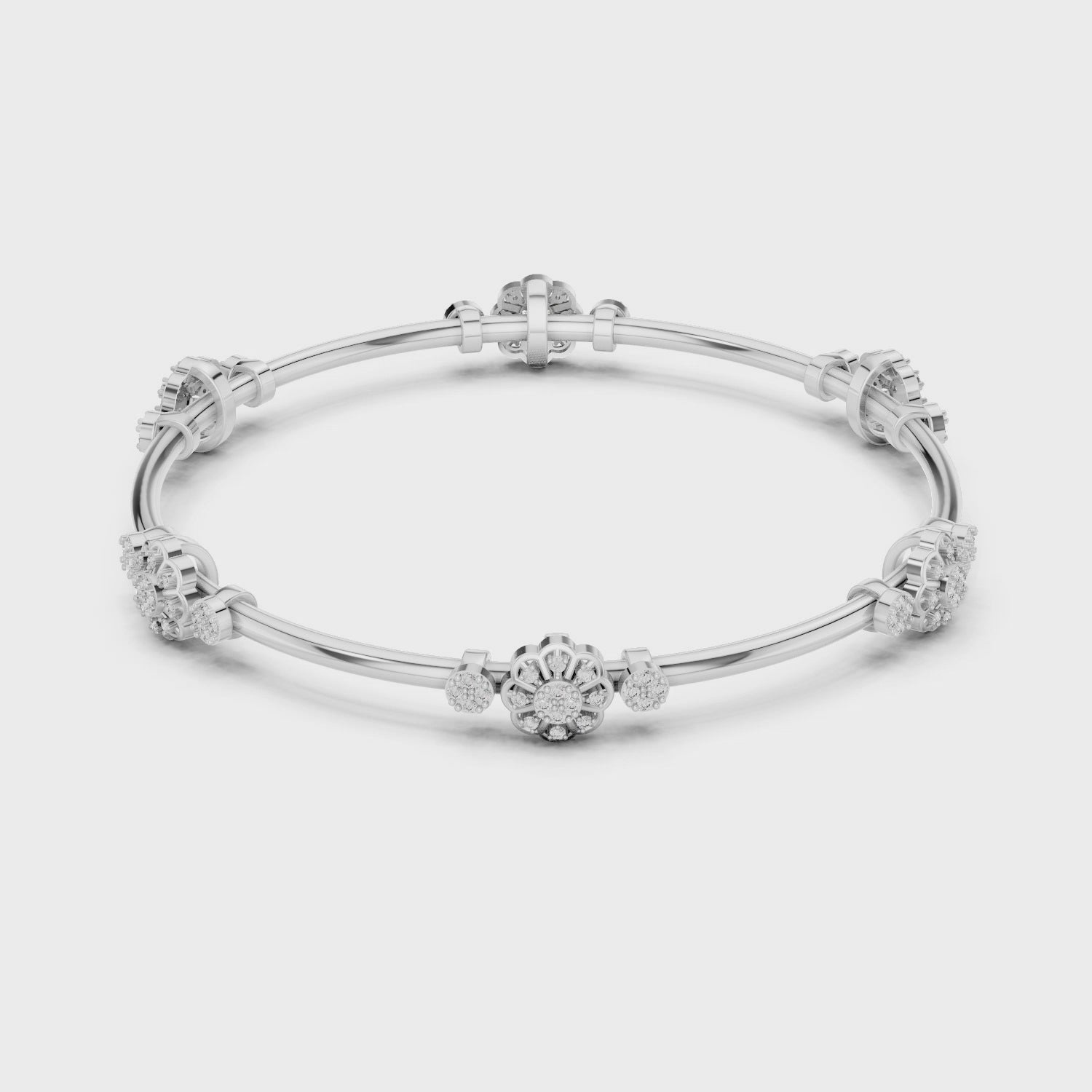 Flora Silver Bracelet