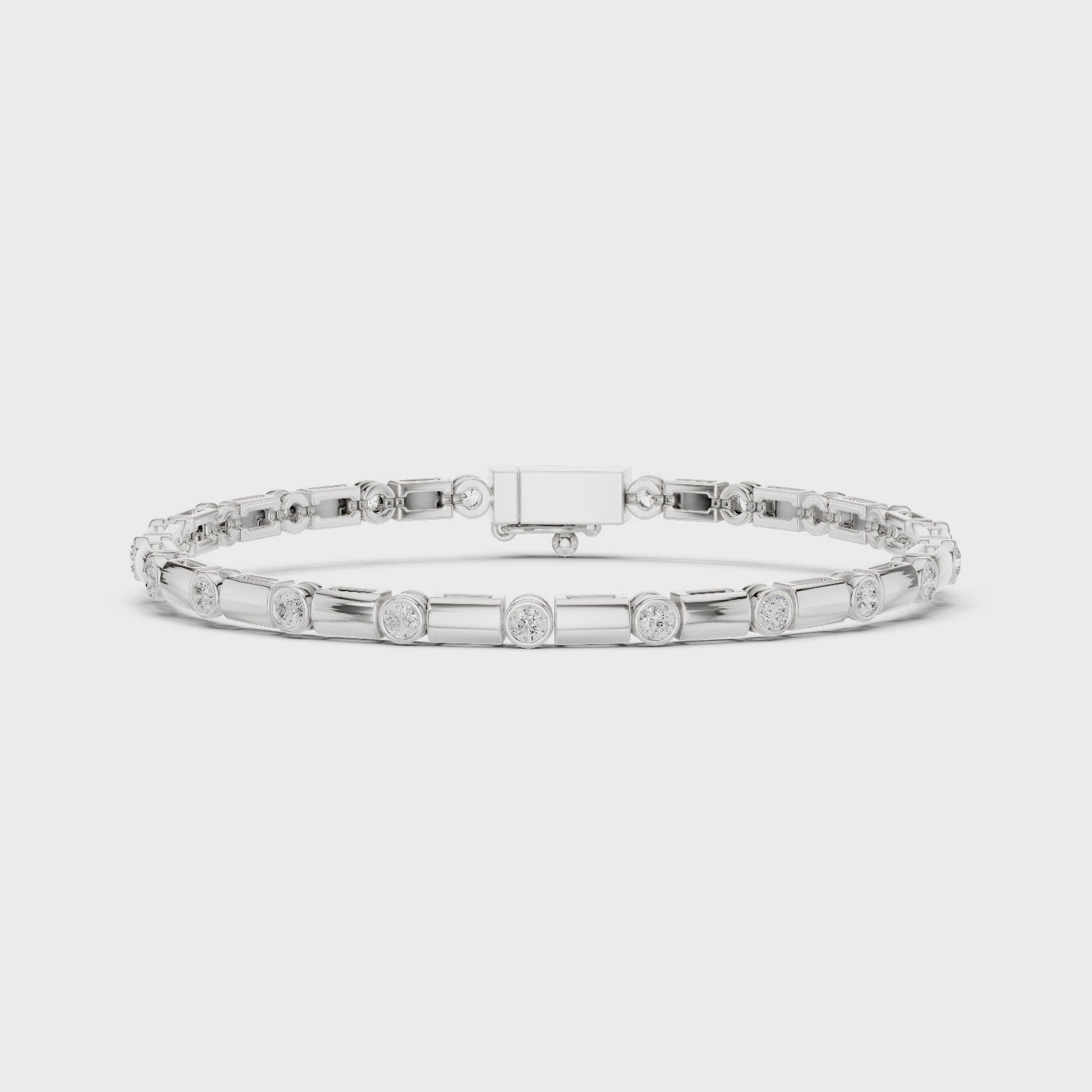 Bezel Diamond Bracelet