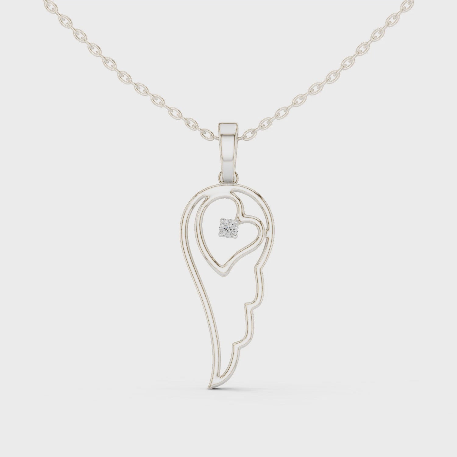 Heart Wing Pendant