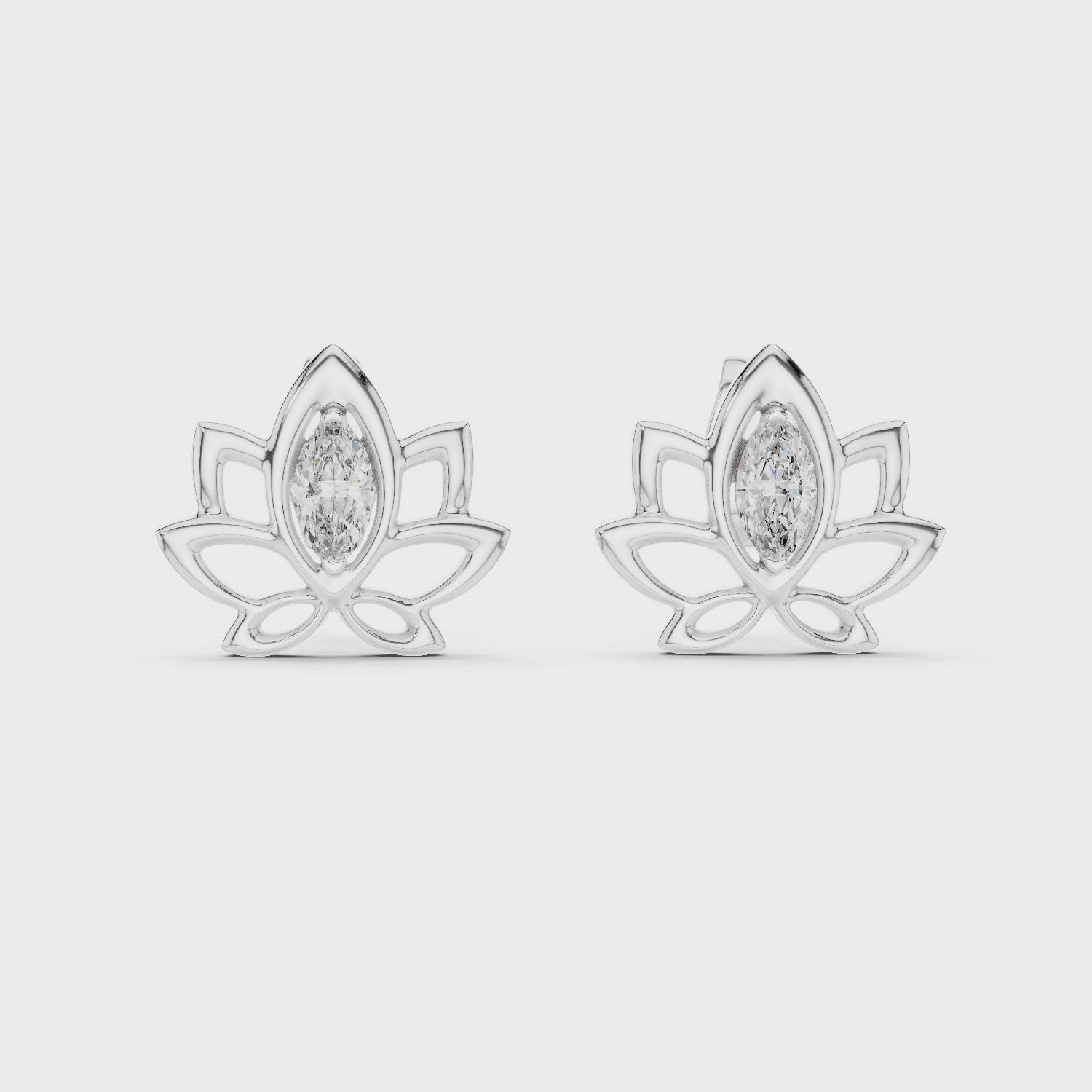 Lotus Petal Studs
