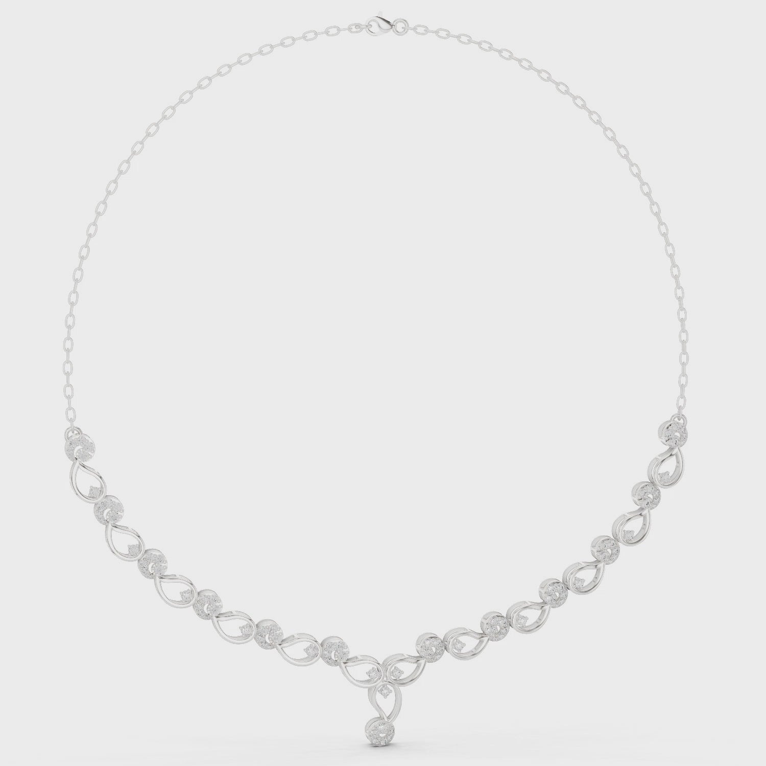 Floral Loop Necklace