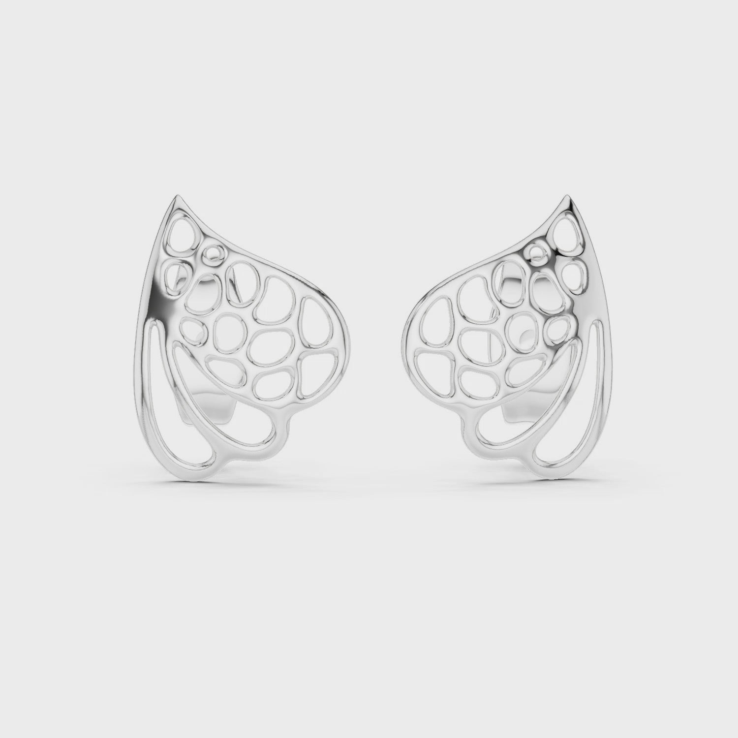 Leaf Wing Studs