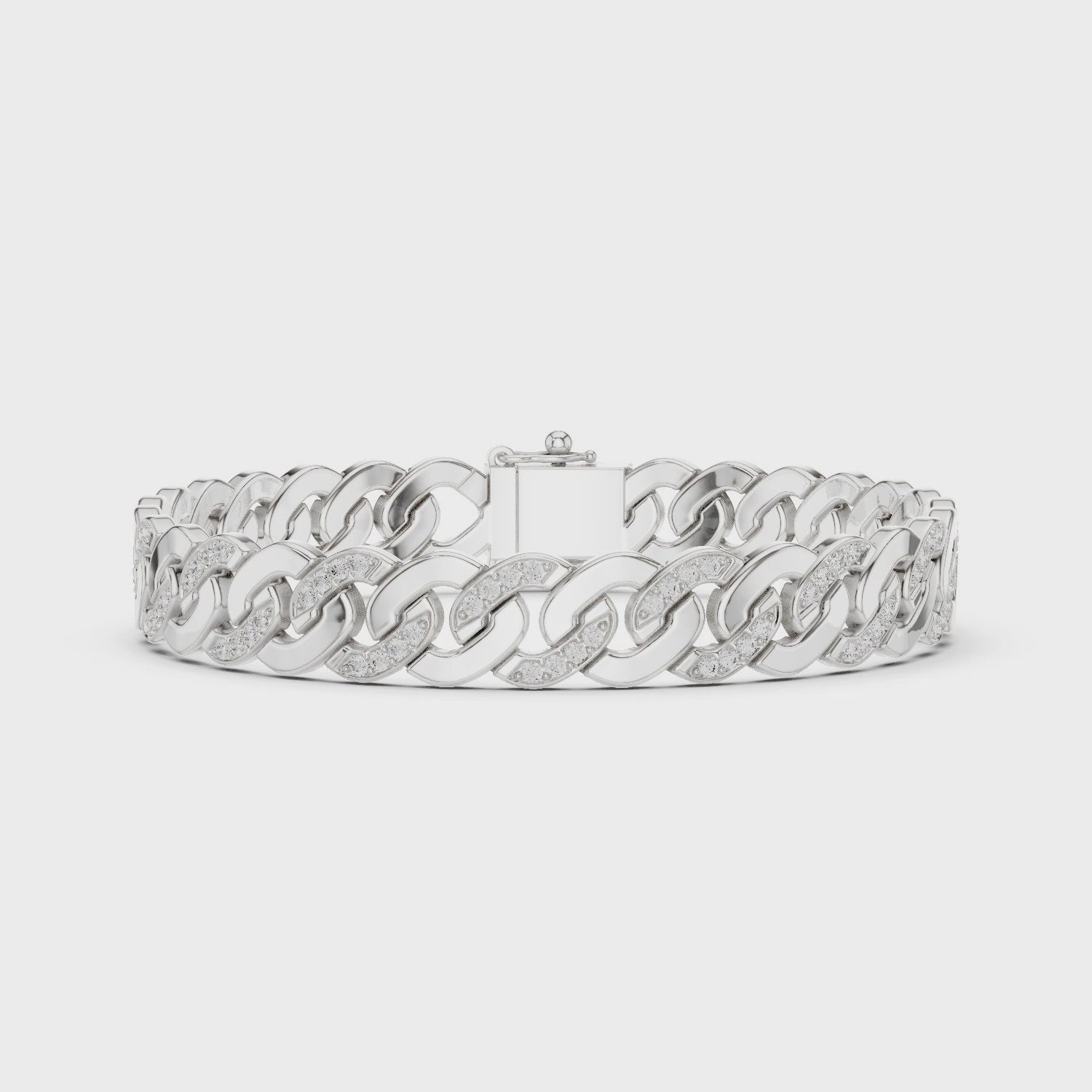 Pavé Cuban Bracelet