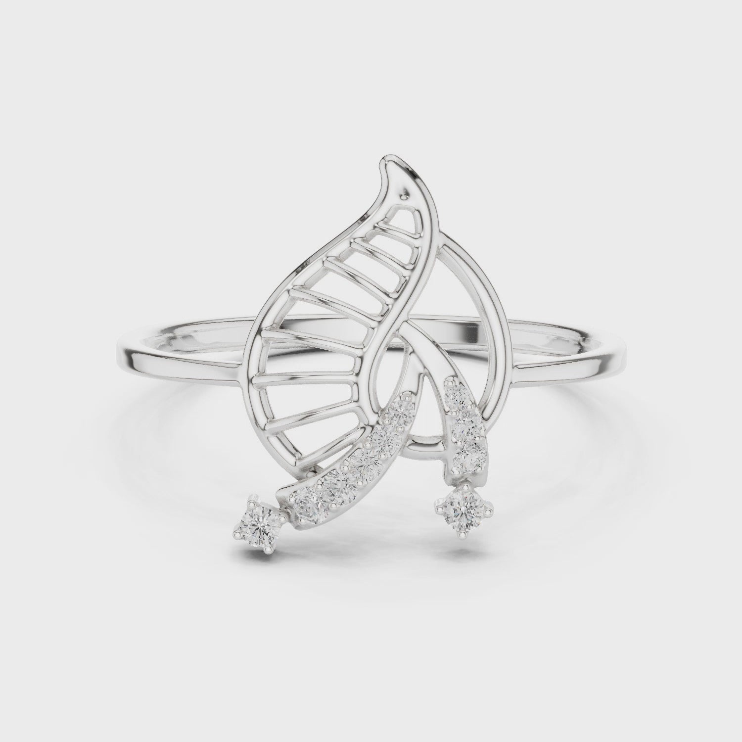 Verdant Grace Diamond Ring