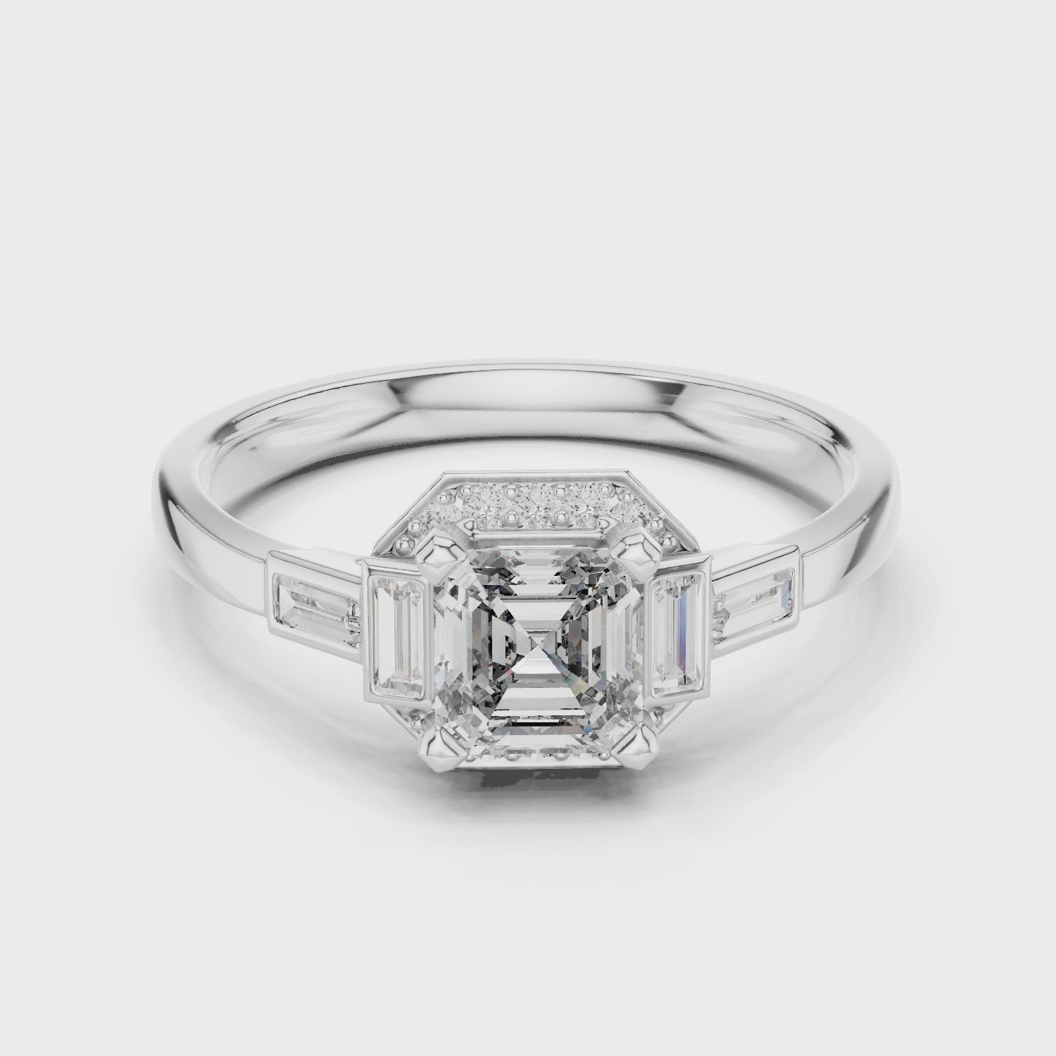Radiant Halo Ring