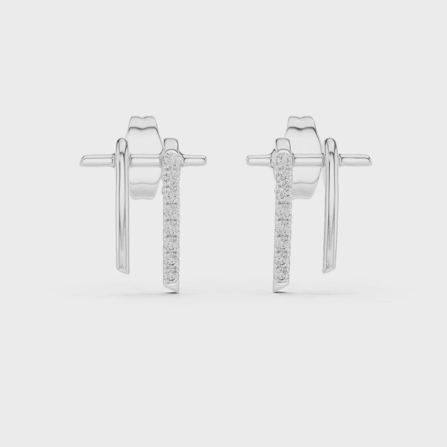 Arc Diamond Studs