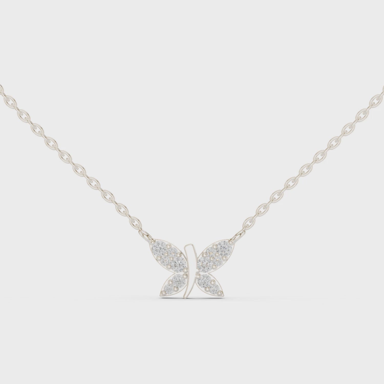 Butterfly Diamond Pendant