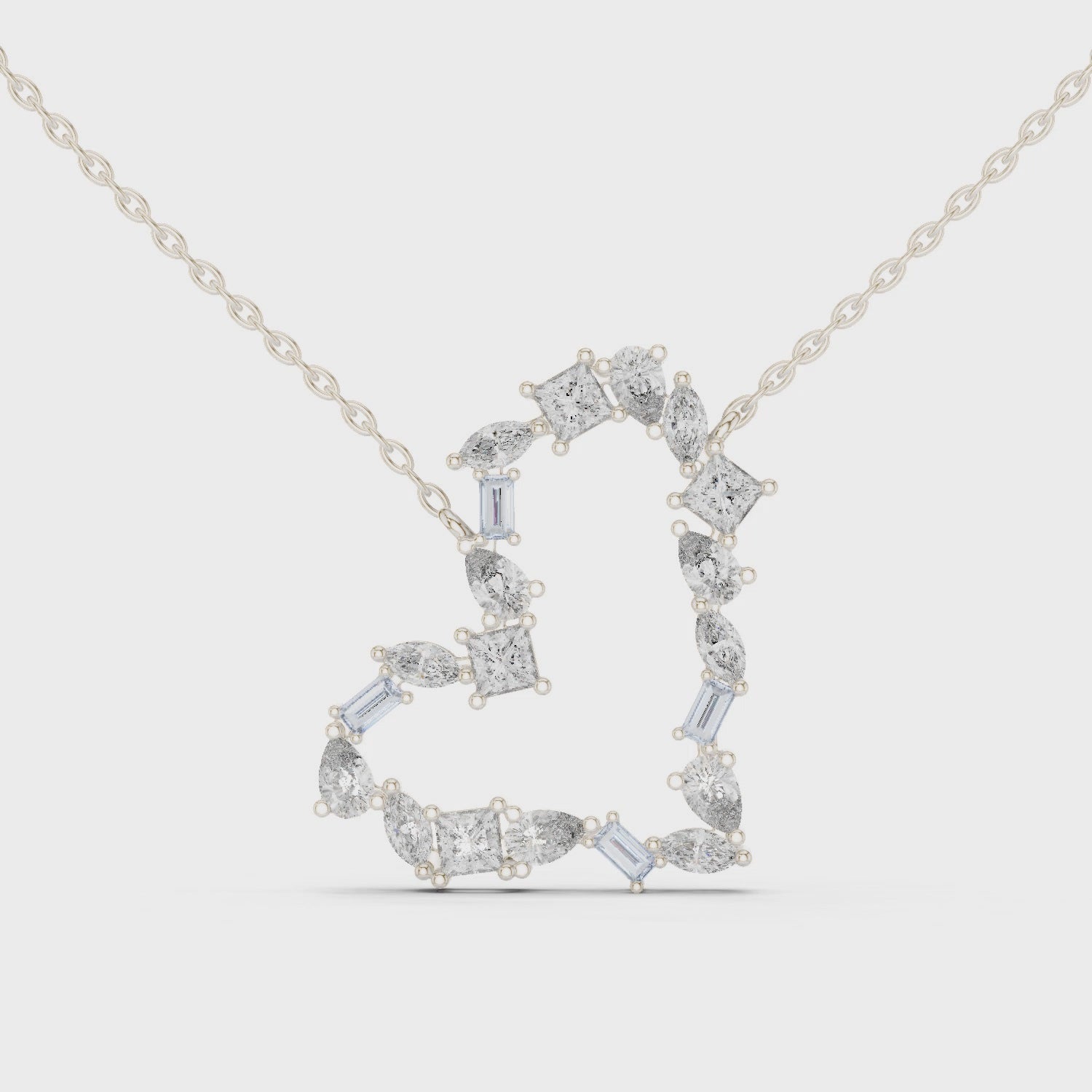 Floral Heart Pendant