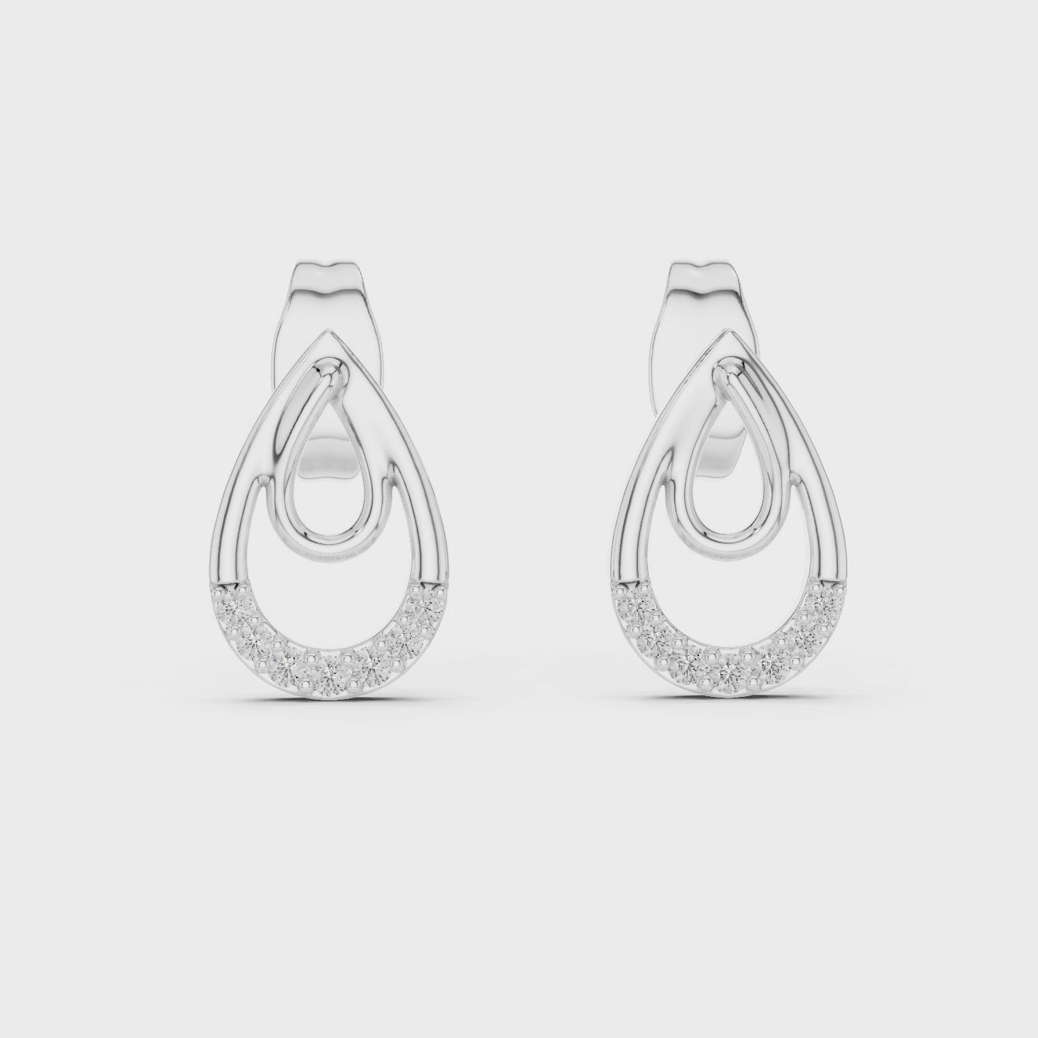 Dewdrop Curve Studs