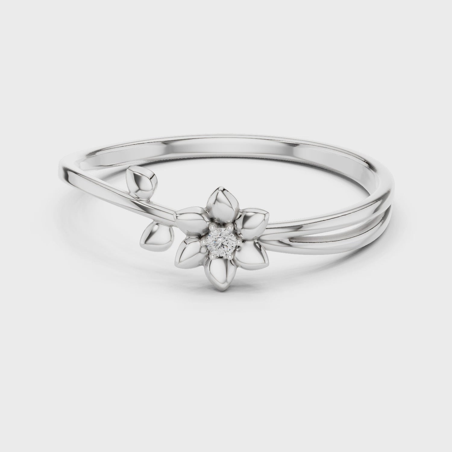 Floral Spark Ring