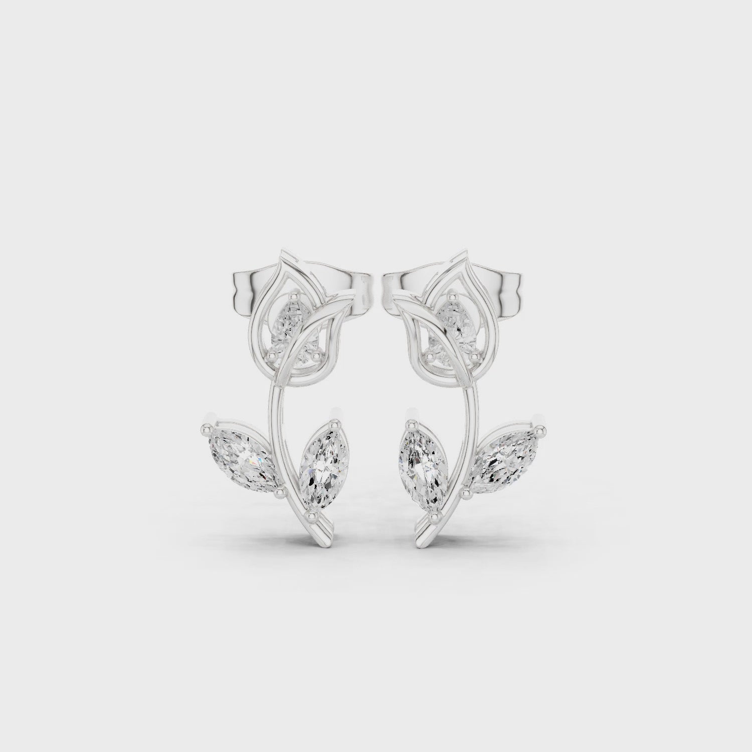 Floral Vine Studs