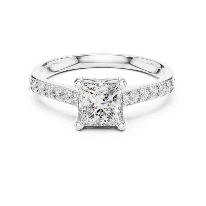 Princess Pave Ring