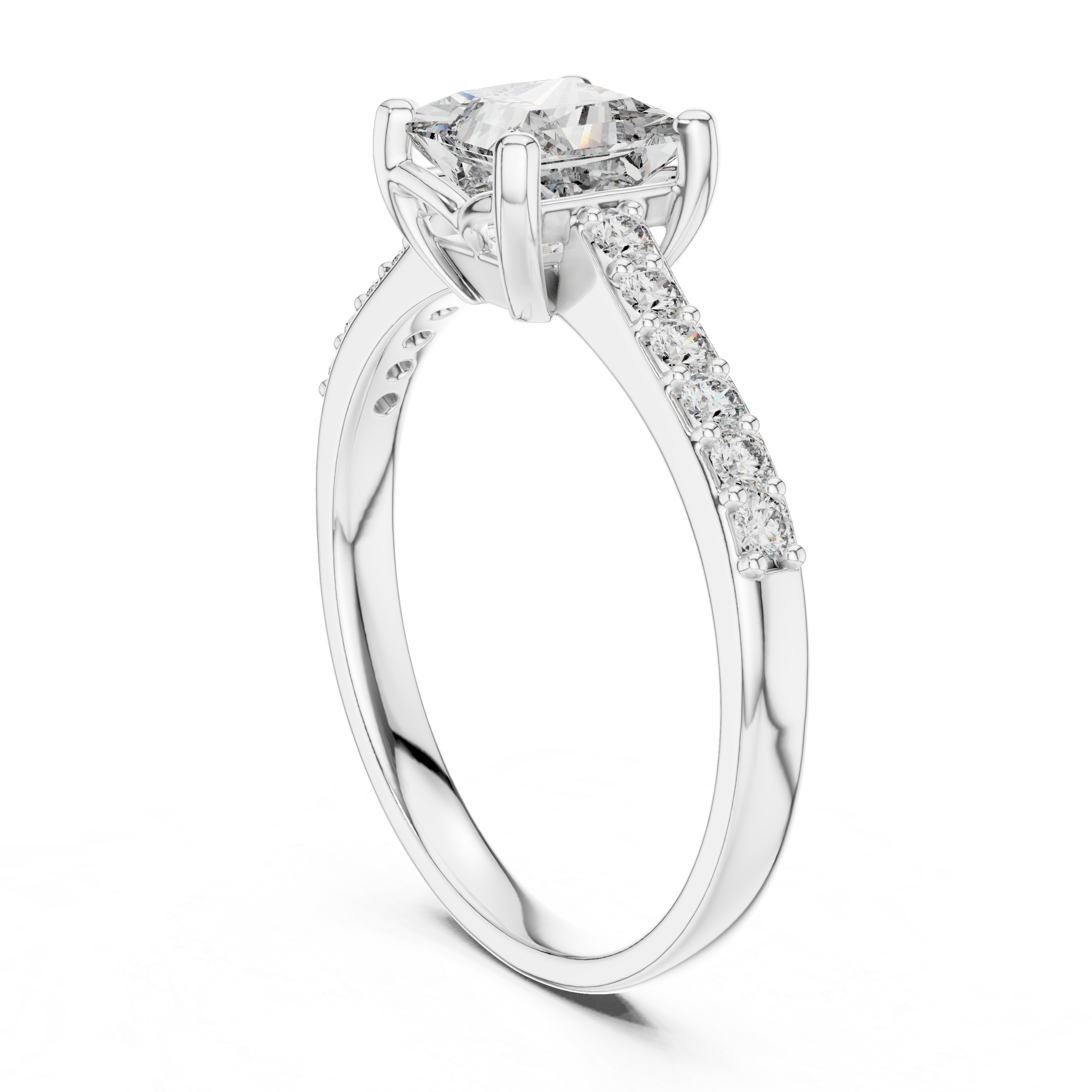 Princess Pave Ring