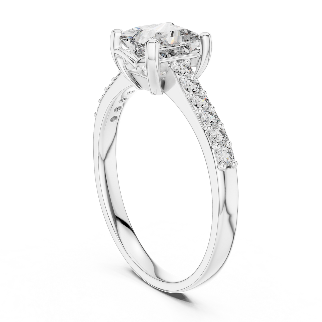 Princess Pave Ring
