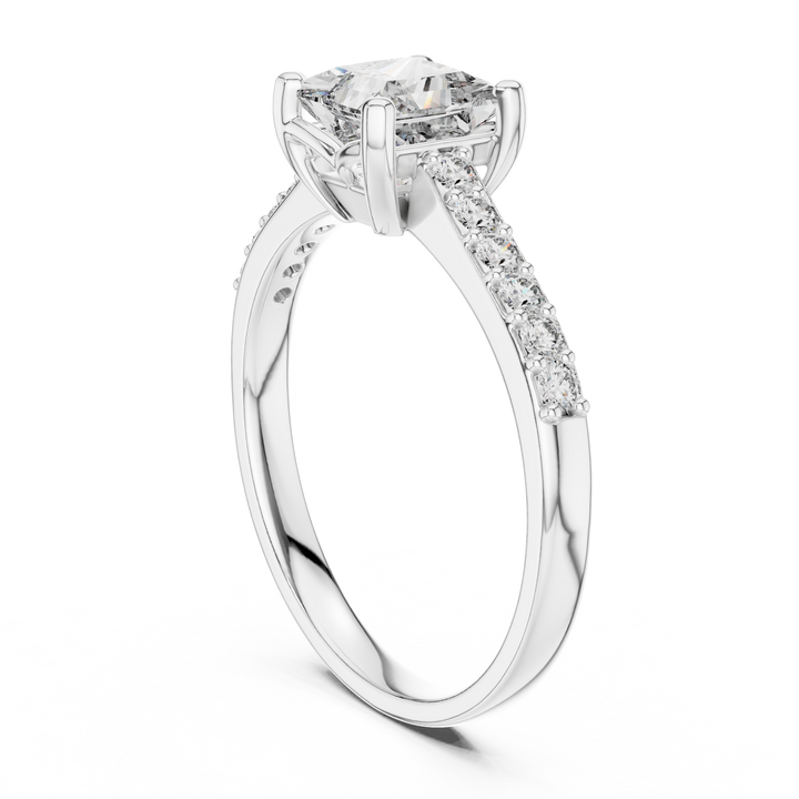 Princess Pave Ring