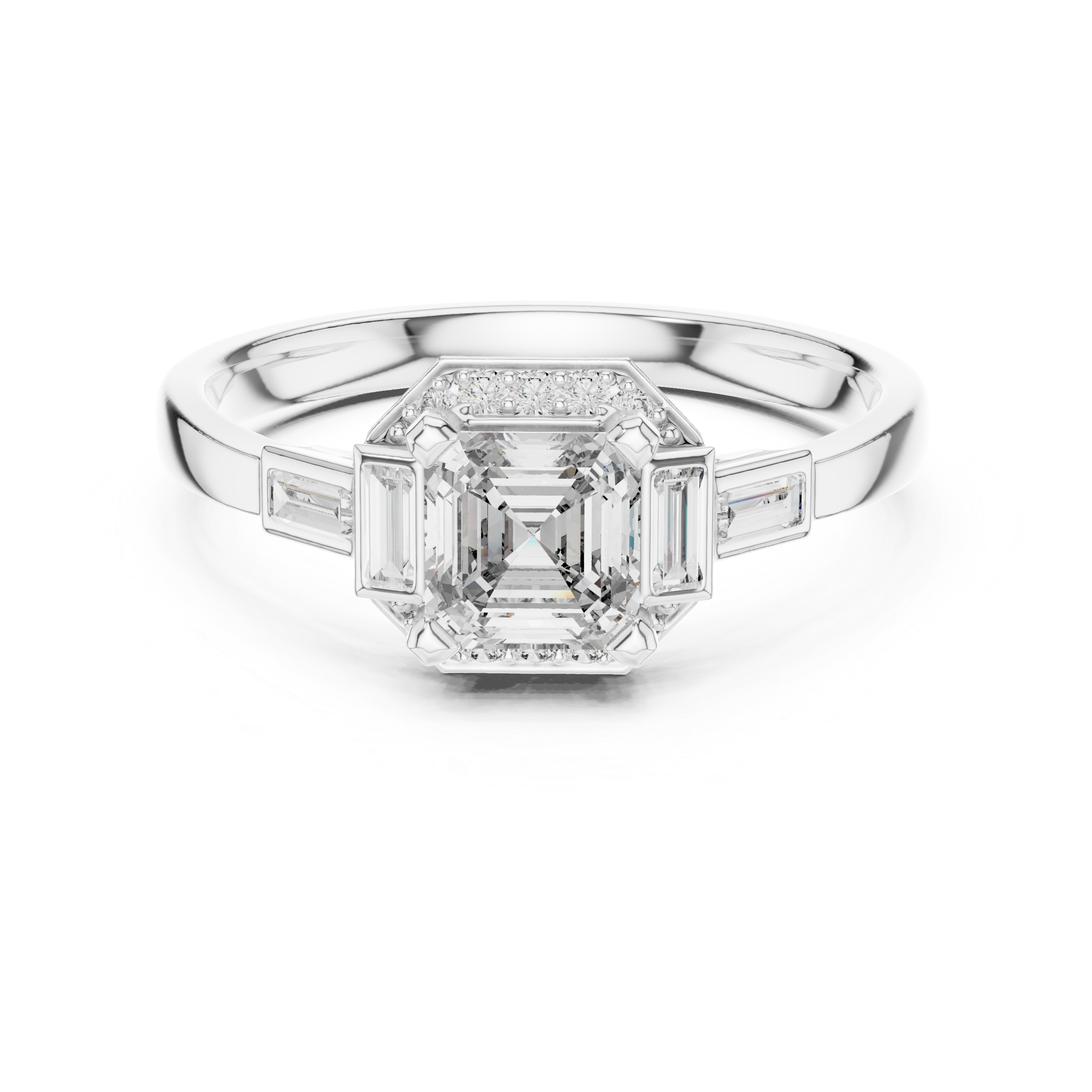 Radiant Halo Ring