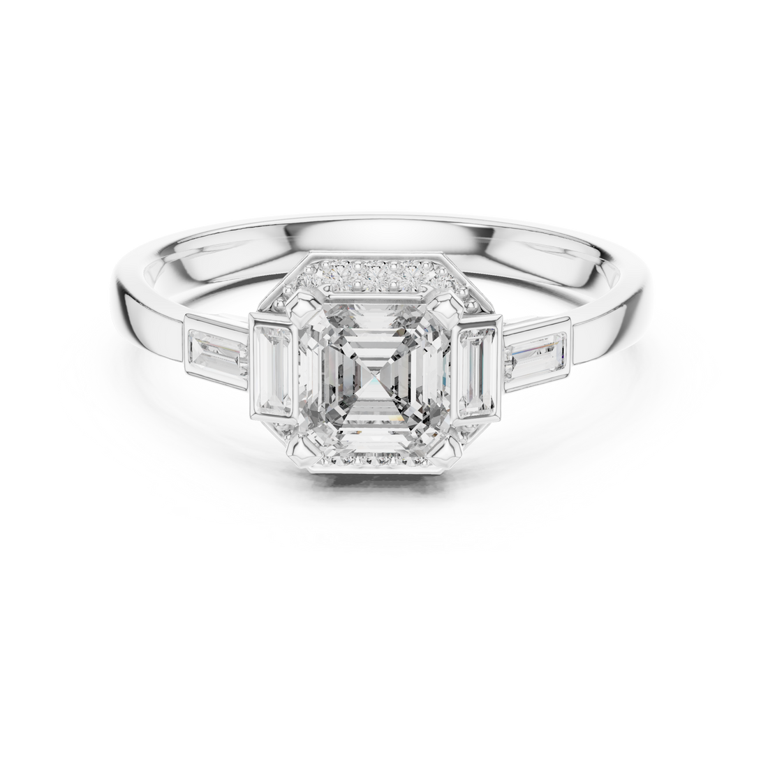 Radiant Halo Ring