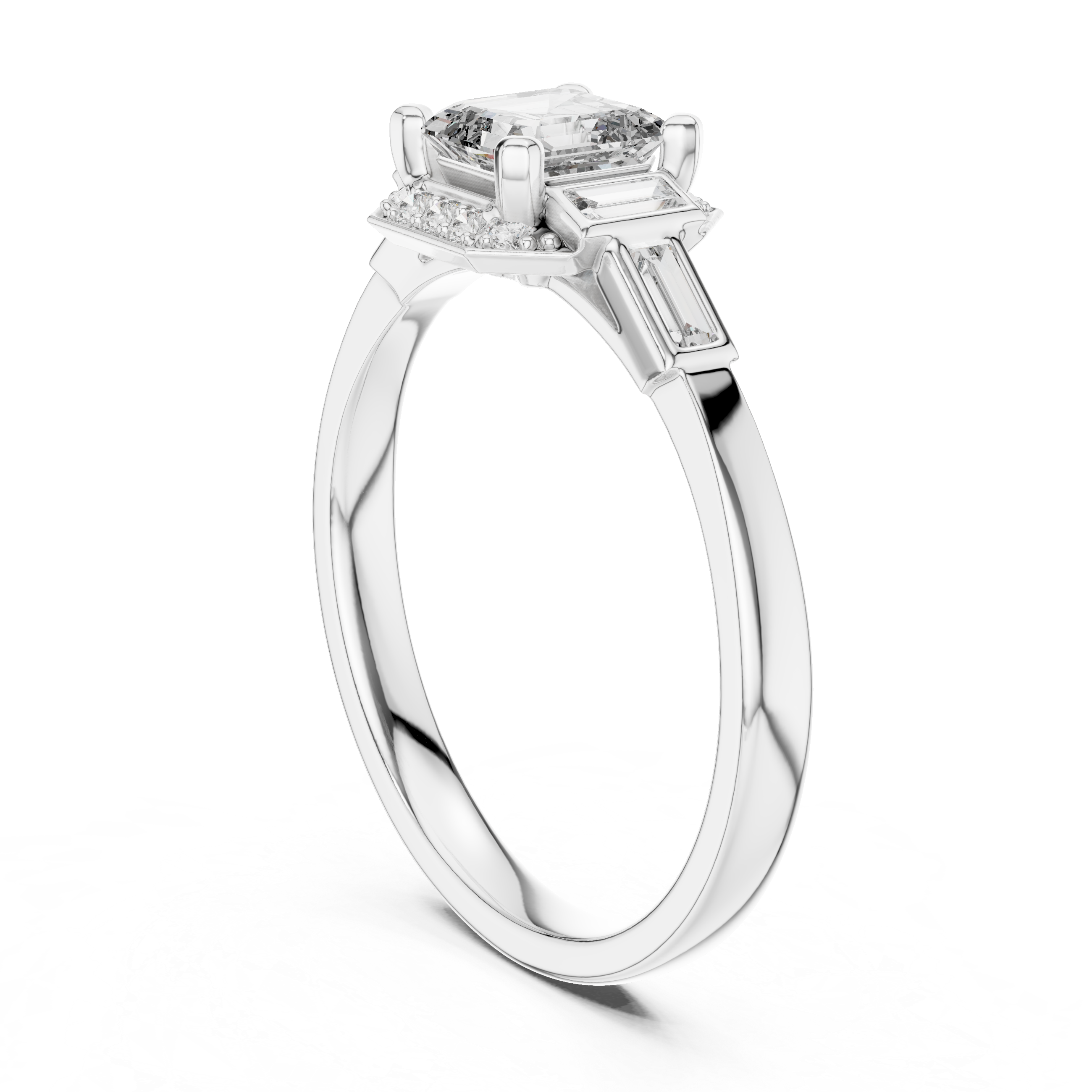 Radiant Halo Ring