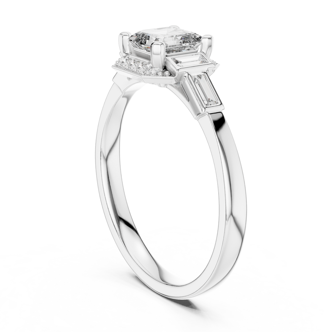 Radiant Halo Ring
