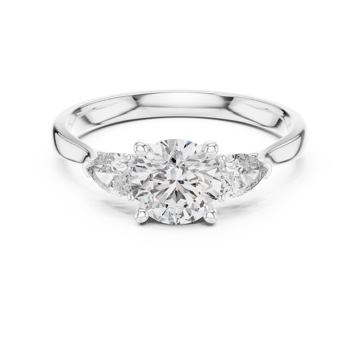 Round Trinity Ring