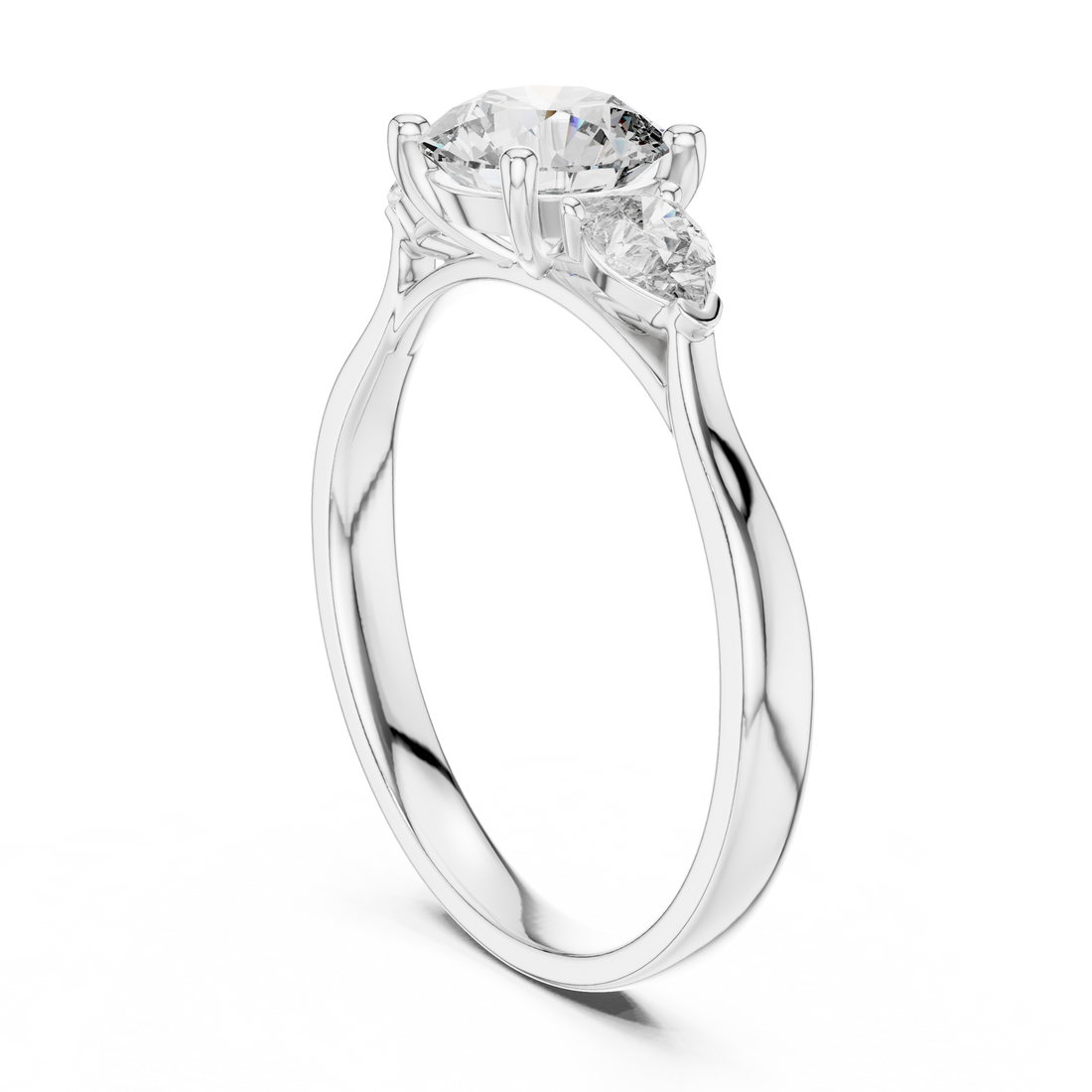 Round Trinity Ring