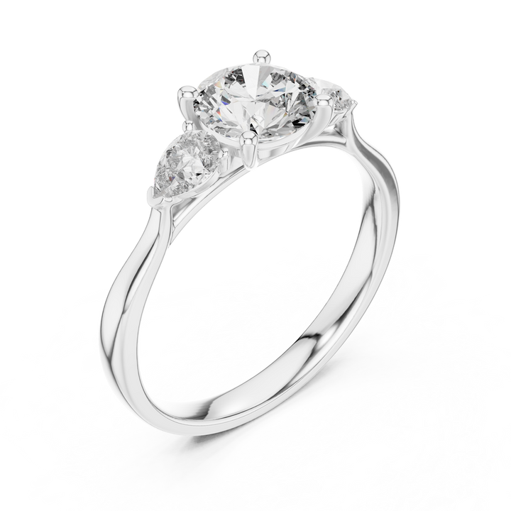 Round Trinity Ring