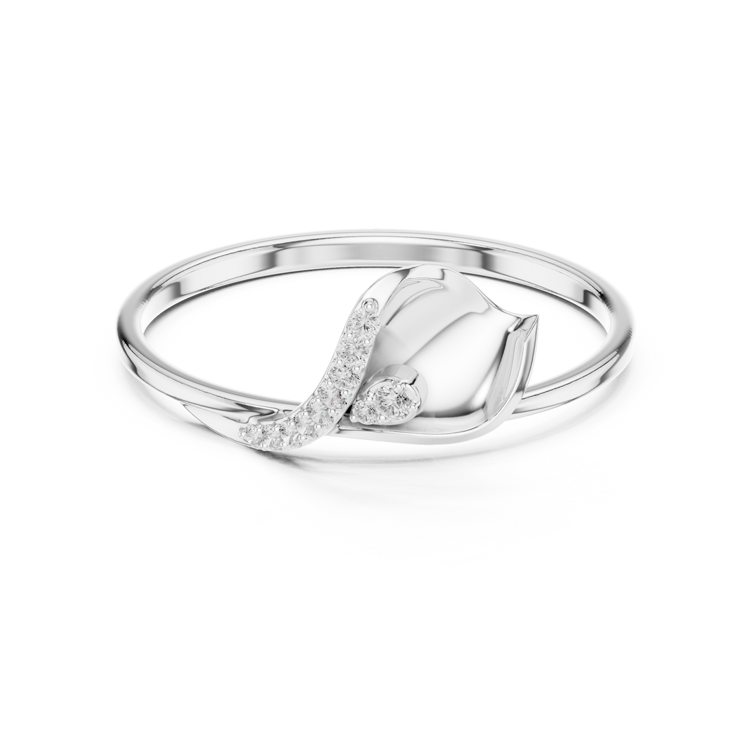Silva Curve Diamond Ring